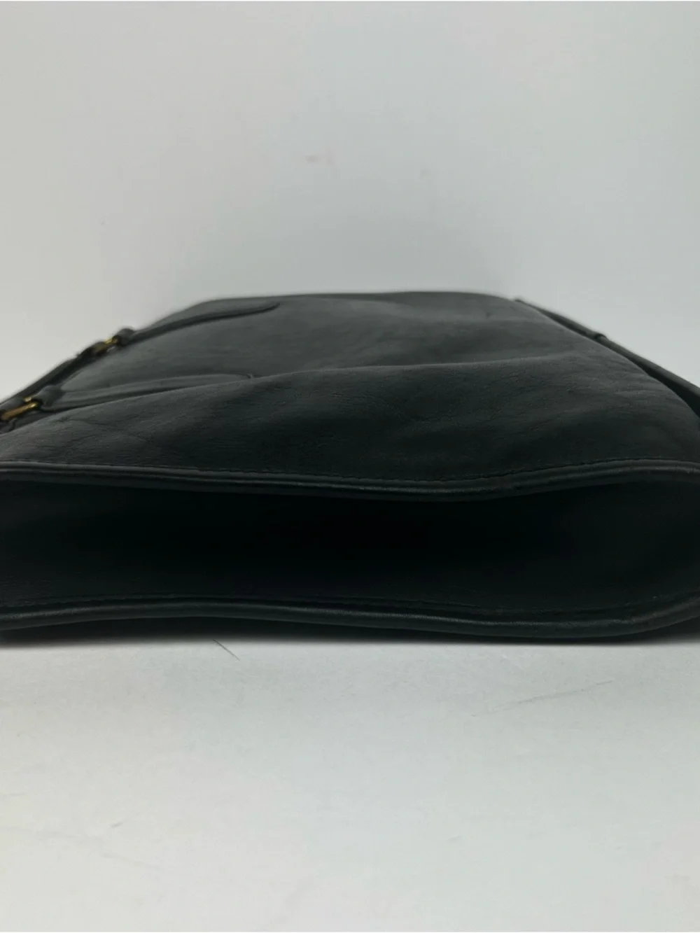 Vintage Coach Classic Black Leather Briefcase - Women’s Professional Work Bag